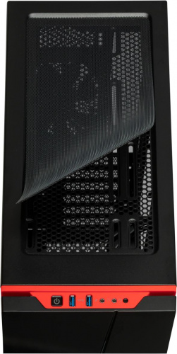 Корпус Corsair Carbide SPEC-06 черный без БП ATX 4x120mm 3x140mm 2xUSB3.0 audio bott PSU фото 6