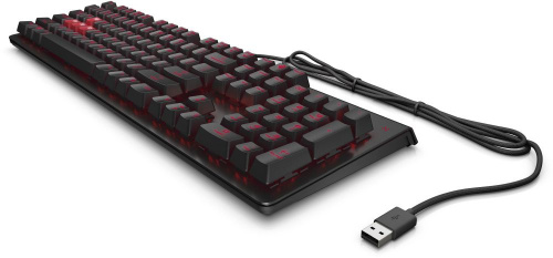 Клавиатура HP OMEN Encoder механическая черный/красный USB Multimedia for gamer для ноутбука LED (подставка для запястий) фото 4