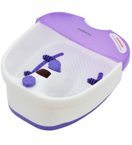Гидромассажная ванночка для ног Polaris PMB1006 110Вт белый/фиолетовый фото 2