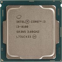Процессор Intel Original Core i3 8100 Soc-1151v2 (BX80684I38100 S R3N5) (3.6GHz/Intel UHD Graphics 630) Box