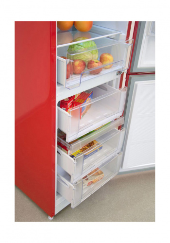 Холодильник Nordfrost NRB 152 832 красный (двухкамерный) фото 3