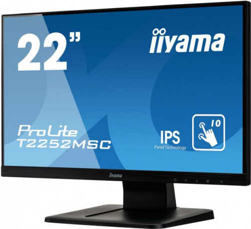 Монитор Iiyama 21.5" ProLite T2252MSC-B1 черный IPS LED 7ms 16:9 HDMI M/M глянцевая 1000:1 250cd 178гр/178гр 1920x1080 D-Sub DisplayPort FHD Touch 4.8кг фото 8