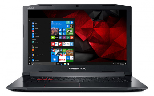 Ноутбук Acer Helios 300 PH315-51-79PE Core i7 8750H/8Gb/1Tb/SSD256Gb/nVidia GeForce GTX 1050 Ti 4Gb/15.6"/IPS/FHD (1920x1080)/Windows 10 Home/black/WiFi/BT/Cam