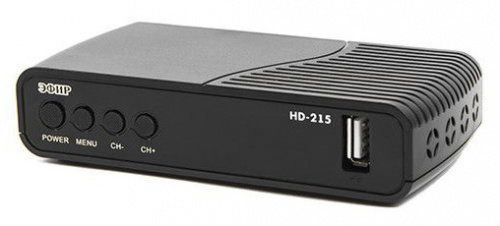 Ресивер DVB-T2 Сигнал Эфир HD-215 черный фото 2