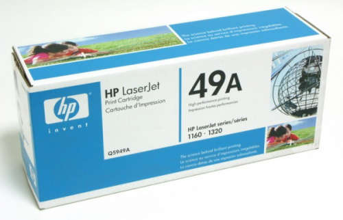 Картридж лазерный HP 49A Q5949A черный (2500стр.) для HP LJ 1320/1160 фото 2