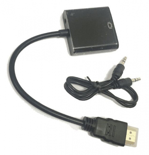 Переходник Buro HDMI (m) VGA (f) 0.1м (HDMI-M-VGA-F) фото 2