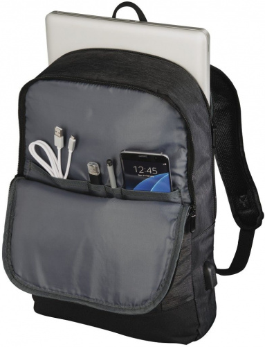Рюкзак для ноутбука 15.6" Hama Manchester черный полиэстер (00216489) (упак.:1шт) фото 3