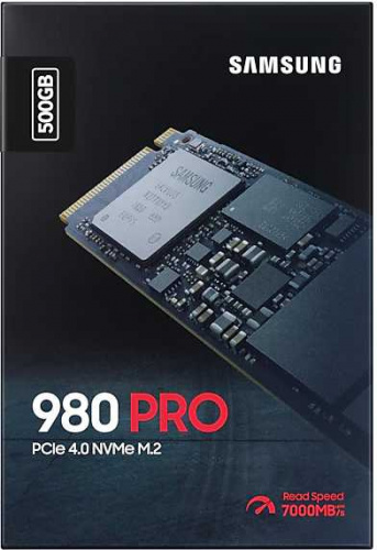 Накопитель SSD Samsung PCIe 4.0 x4 500GB MZ-V8P500BW 980 PRO M.2 2280 фото 5