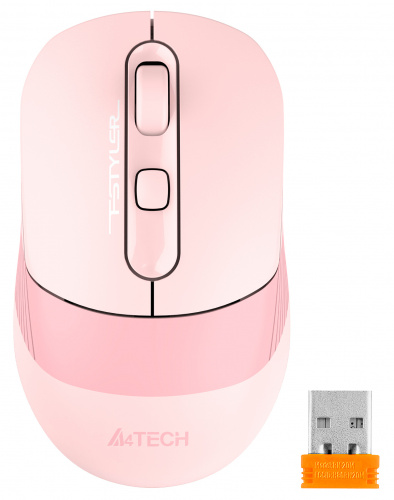 Мышь A4Tech Fstyler FB10C розовый оптическая (2000dpi) беспроводная BT/Radio USB (4but) фото 11