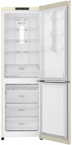 Холодильник LG GA-B419SEJL бежевый (двухкамерный) фото 2