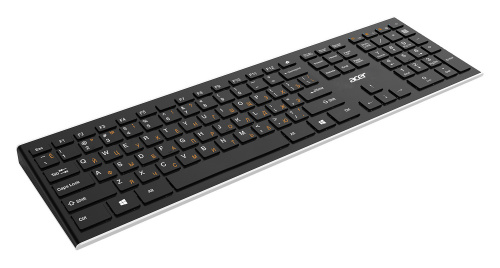 Клавиатура Acer OKR010 черный USB беспроводная slim Multimedia фото 2