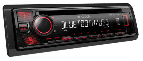 Автомагнитола CD Kenwood KDC-BT440U 1DIN 4x50Вт фото 2