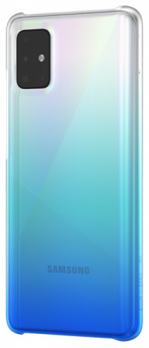 Чехол (клип-кейс) Samsung для Samsung Galaxy A51 WITS Gradation Hard Case синий (GP-FPA515WSBLR) фото 2
