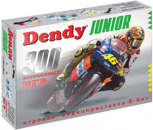 Игровая консоль Dendy Junior белый в комплекте: 300 игр фото 2