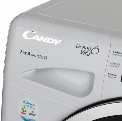 Стиральная машина Candy GrandO Vita Smart GVF4 137TWHN/2-07 класс: A+++ загр.фронтальная макс.:7кг белый фото 5