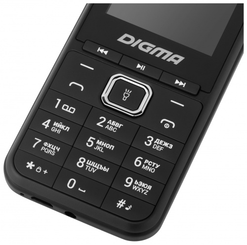 Мобильный телефон Digma LINX B241 32Mb черный моноблок 2Sim 2.44" 240x320 0.08Mpix GSM900/1800 FM microSD max16Gb фото 8