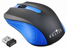 Мышь Oklick 485MW+ черный/синий оптическая (1200dpi) беспроводная USB (2but)