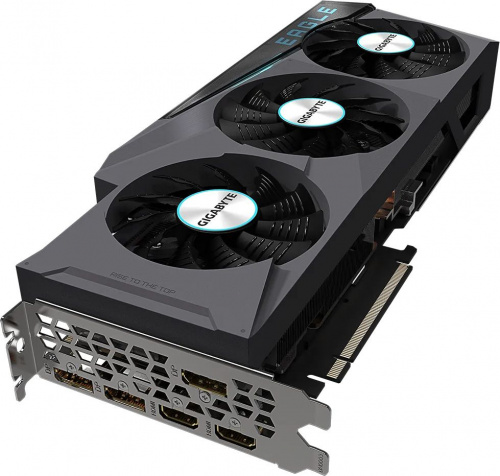Видеокарта Gigabyte PCI-E 4.0 GV-N3080EAGLE-12GD LHR NVIDIA GeForce RTX 3080 12288Mb 384 GDDR6X 1710/19000 HDMIx2 DPx3 HDCP Ret фото 6