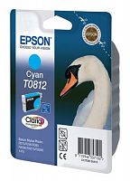 Картридж Epson Original T11124A10 (замена T0812) Cyan для R270/390/RX590 повышенной емкости