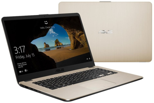 Ноутбук Asus VivoBook X505ZA-BQ422 Ryzen 3 2200U/8Gb/1Tb/AMD Radeon Vega 3/15.6"/IPS/FHD (1920x1080)/Endless/gold/WiFi/BT/Cam фото 3