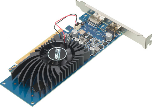 Видеокарта Asus PCI-E GT1030-2G-BRK NVIDIA GeForce GT 1030 2Gb 64bit GDDR5 1228/6008 HDMIx1 DPx1 HDCP Ret low profile фото 4