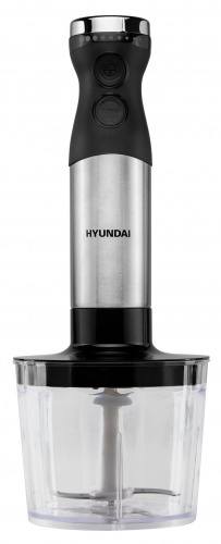 Блендер погружной Hyundai HYB-H3824 800Вт серебристый/черный фото 18