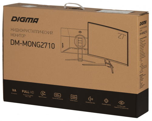 Монитор Digma 27" Gaming DM-MONG2710 VA 1920x1080 165Hz G-Sync 300cd/m2 16:9 фото 16