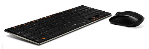 Клавиатура + мышь Rapoo 9060 клав:черный мышь:черный USB беспроводная slim Multimedia фото 4