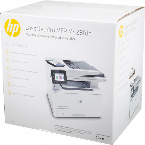 МФУ лазерный HP LaserJet Pro M428fdn (W1A32A/XW1A29A#B19) A4 Duplex Net белый фото 15