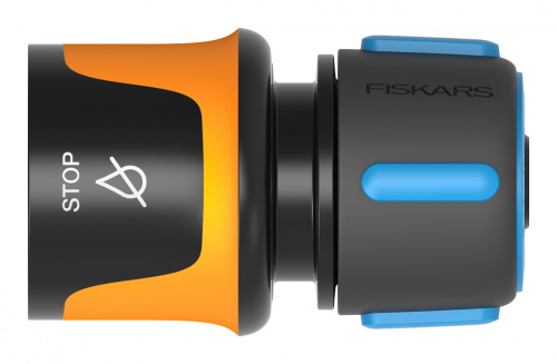 Коннектор Fiskars 1027079 Д.вх.1/2-5/8" черный/синий фото 2
