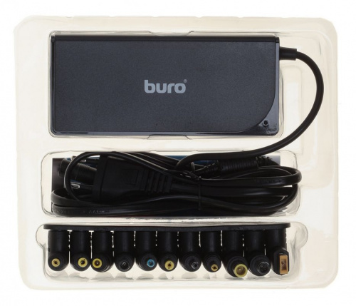 Блок питания Buro BUM-0221B90 автоматический 90W 18.5V-20V 11-connectors 4.5A 1xUSB 2.4A от бытовой электросети LED индикатор фото 6