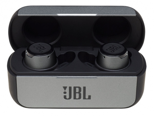 Гарнитура вкладыши JBL Reflect Flow черный беспроводные bluetooth в ушной раковине (JBLREFFLOWBLK)