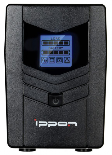 Источник бесперебойного питания Ippon Back Power Pro LCD 600 Euro 360Вт 600ВА черный фото 11