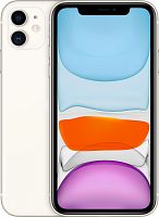Смартфон Apple A2221 iPhone 11 64Gb 4Gb белый моноблок 3G 4G 1Sim 6.1" 828x1792 iOS 15 12Mpix 802.11 a/b/g/n/ac/ax NFC GPS GSM900/1800 GSM1900 TouchSc Ptotect