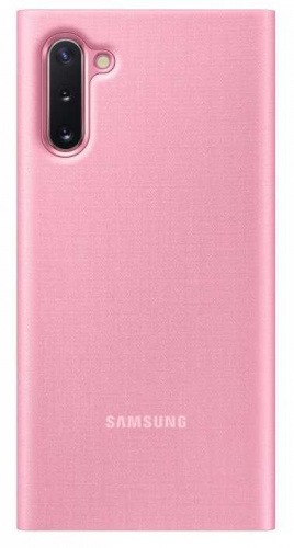 Чехол (флип-кейс) Samsung для Samsung Galaxy Note 10 LED View Cover розовый (EF-NN970PPEGRU) фото 2