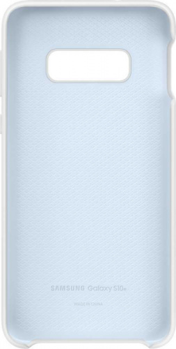 Чехол (клип-кейс) Samsung для Samsung Galaxy S10e Silicone Cover белый (EF-PG970TWEGRU) фото 3