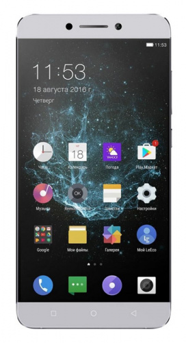 Смартфон LeEco X527 Le 2 64Gb 3Gb серый моноблок 3G 4G 2Sim 5.5" 1080x1920 Android 6.0 16Mpix 802.11 a/b/g/n/ac GPS GSM900/1800 GSM1900 MP3 FM A-GPS