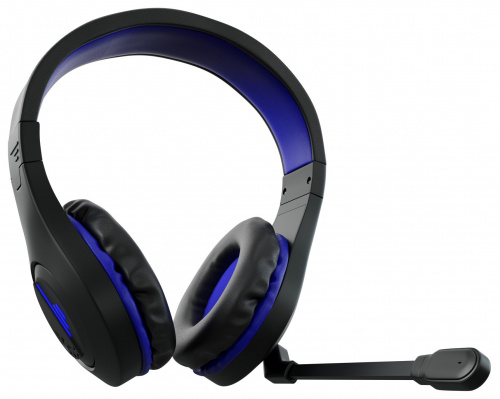 Наушники с микрофоном Оклик GMNG HS-L325G Blue черный/синий 2.2м мониторные оголовье (1533545) фото 4