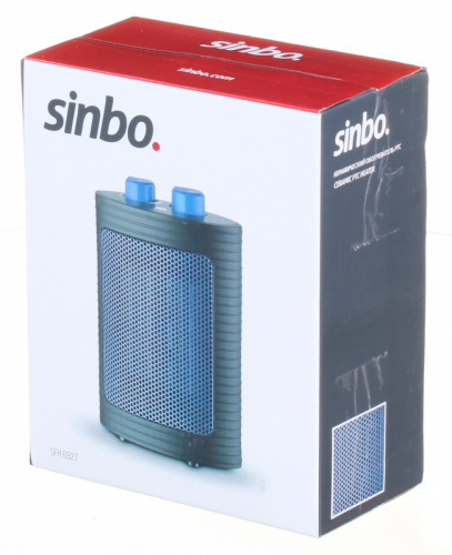 Тепловентилятор Sinbo SFH 6927 1500Вт черный/синий фото 2