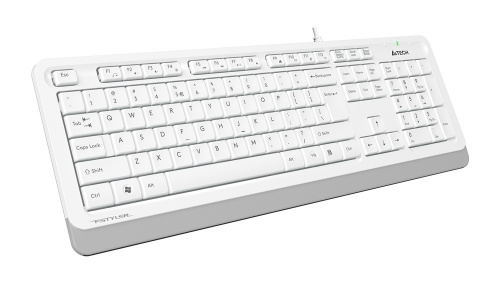 Клавиатура A4Tech Fstyler FK10 белый/серый USB фото 2