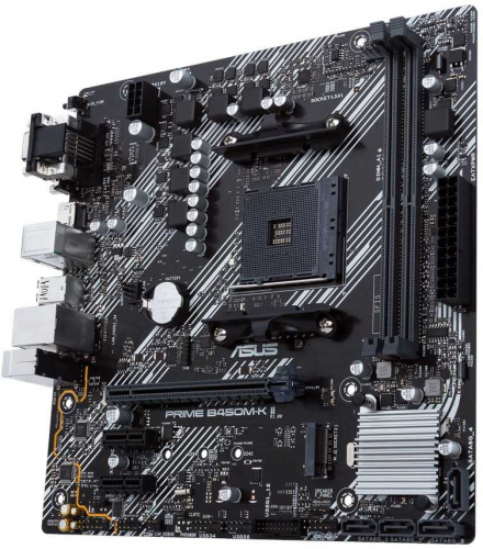 Материнская плата Asus PRIME B450M-K II Soc-AM4 AMD B450 2xDDR4 mATX AC`97 8ch(7.1) GbLAN RAID+VGA+DVI+HDMI фото 4
