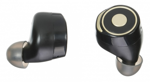 Гарнитура вкладыши Digma TWS-07 черный беспроводные bluetooth в ушной раковине (S608) фото 4