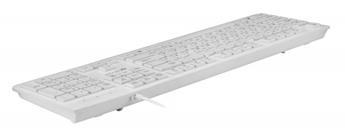 Клавиатура Оклик 505M белый USB slim фото 6