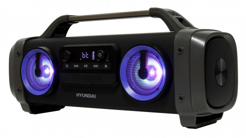 Аудиомагнитола Hyundai H-PCD400 черный 28Вт MP3 FM(dig) USB BT microSD фото 3
