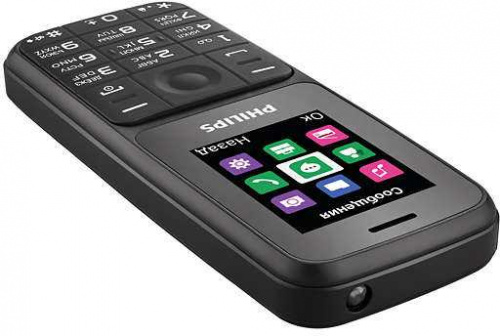 Мобильный телефон Philips E125 Xenium черный моноблок 2Sim 1.77" 128x160 0.1Mpix GSM900/1800 GSM1900 MP3 FM microSD фото 4