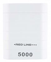 Мобильный аккумулятор Redline S5000 5000mAh 1A белый (УТ000013534)