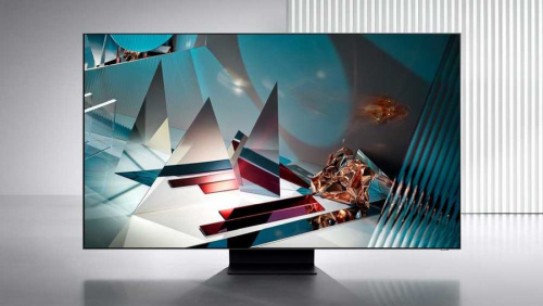 Телевизор QLED Samsung 82" QE82Q800TAUXRU Q черный/Ultra HD 8K/120Hz/DVB-T2/DVB-C/DVB-S2/USB/WiFi/Smart TV (RUS) фото 8