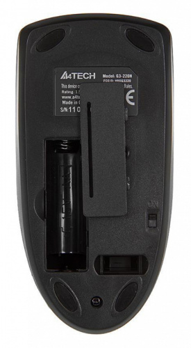Клавиатура + мышь A4Tech 3100N клав:черный мышь:черный USB беспроводная фото 6