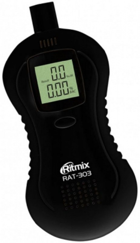 Алкотестер Ritmix RAT-303 полупроводниковый черный фото 2