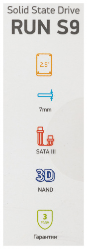 Накопитель SSD Digma SATA-III 256GB DGSR2256GS93T Run S9 2.5" фото 11